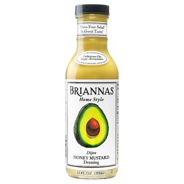 Briannas Home Style Dijon Honey Mustard Dressing, 12 oz