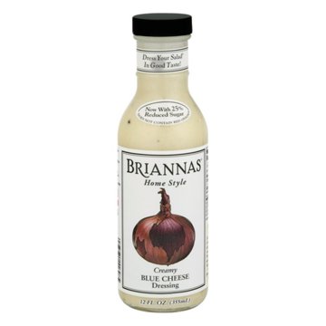 Briannas Home Style Creamy Blue Cheese Dressing, 12 oz