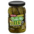 H-E-B Pickle Me Dilley Dill Gherkins Pickles, 16 oz