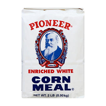 Pioneer Enriched White Corn Meal, 2 lbs