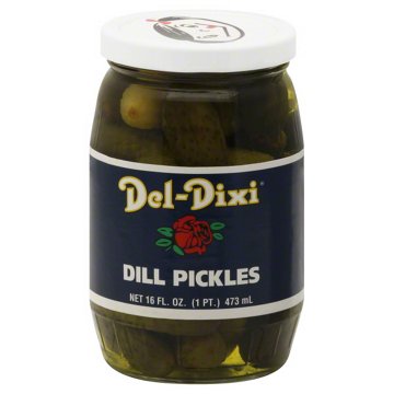 Del-Dixi Dill Pickles, 16 oz