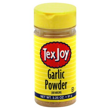 TexJoy Garlic Powder, 3.25 oz