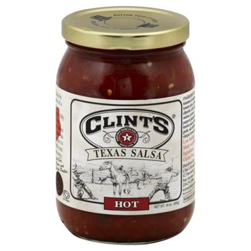 Clint's Texas Salsa - Hot, 16 oz