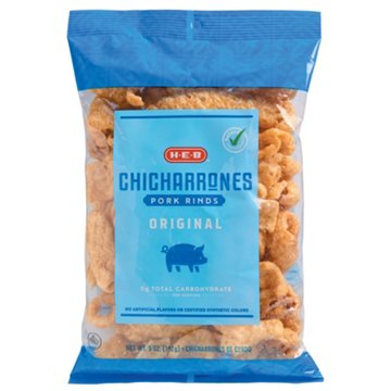 H-E-B Chicharrones Pork Rinds - Original, 5 oz