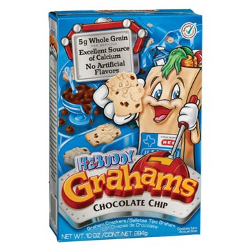 H-E-Buddy Chocolate Chip Grahams, 10 oz