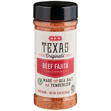 H-E-B Texas Originals Beef Fajita Seasoning Spice Blend, 5.75 oz