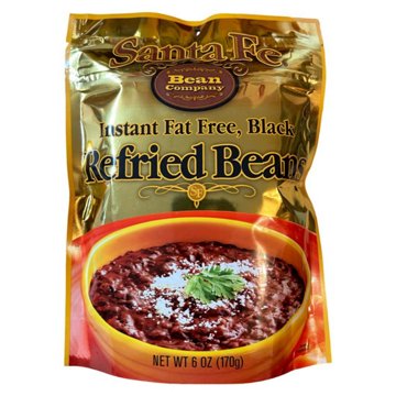 Santa Fe Bean Company Instant Fat Free Black Refried Beans, 6 oz