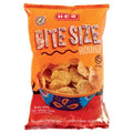 H-E-B Round Bite Size White Corn Tortilla Chips, 14 oz