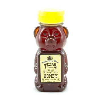 Stroope Honey Farms Texas Brand Wildflower Honey Bear, 8 oz
