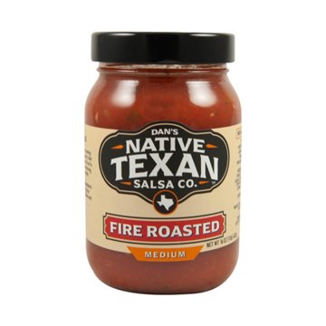 Native Texan Medium Fire Roasted Salsa, 16 oz