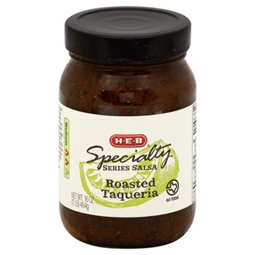 H-E-B Specialty Series Medium Salsa - Roasted Taqueria, 16 oz