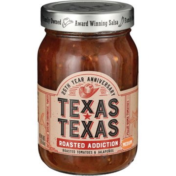 Texas-Texas Roasted Addiction Medium Salsa, 16 oz