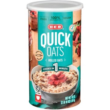 H-E-B Quick Oats, 42 oz