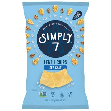 Simply 7 Sea Salt Lentil Chips, 4 oz