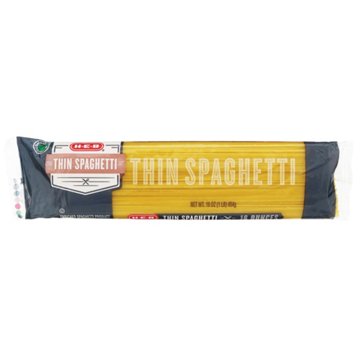 H-E-B Thin Spaghetti Noodles, 16 oz
