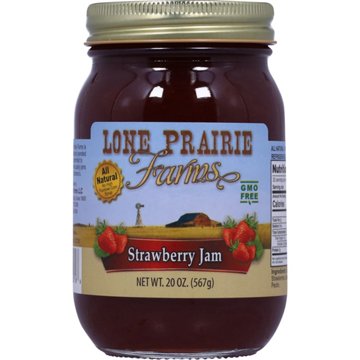 Lone Prairie Farms Strawberry Jam, 20 oz