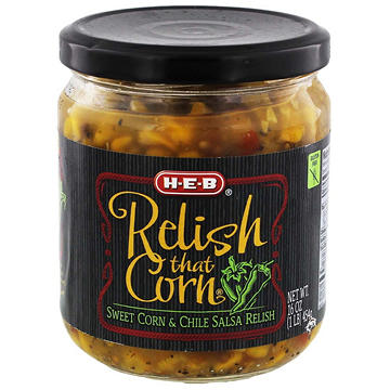 H-E-B Relish That Corn Sweet Corn & Chile Salsa Relish, 16 oz