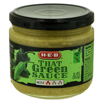 H-E-B That Green Sauce - Mild, 11 oz