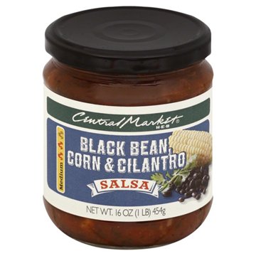 Central Market Medium Black Bean, Corn & Cilantro Salsa, 16 oz
