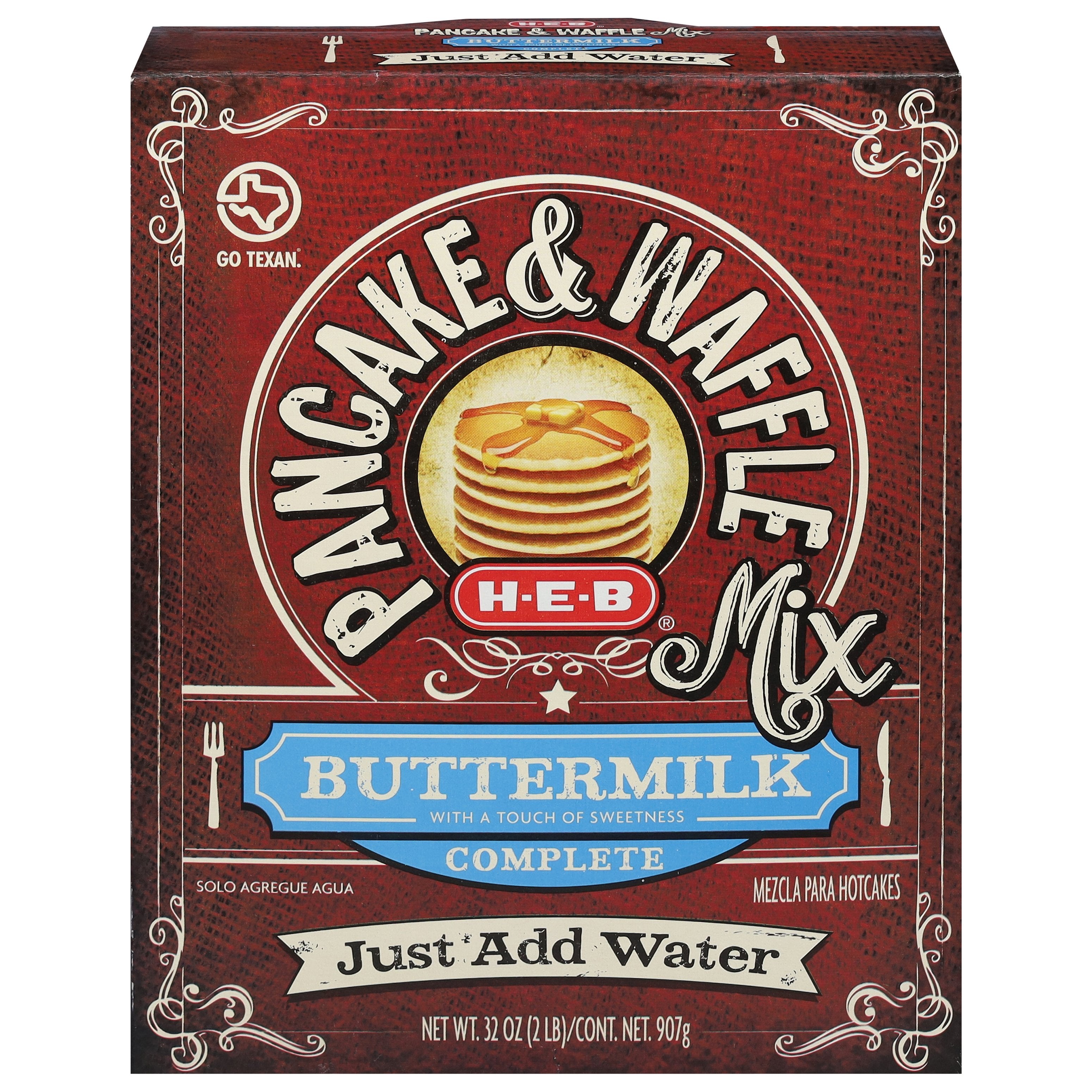 H-E-B Buttermilk Complete Pancake & Waffle Mix