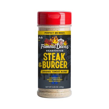 Famous Dave's Steak & Burger Seasoning, 8.25 oz