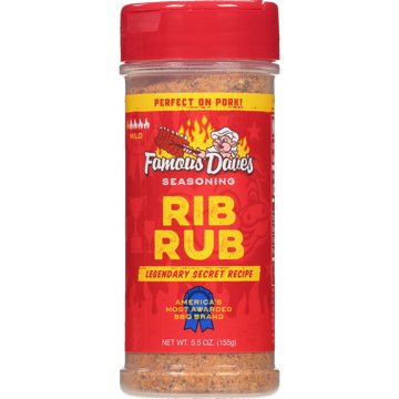 Famous Dave's Rib Rub, 5.5 oz