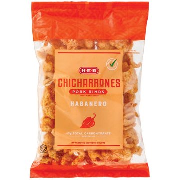H-E-B Chicharrones Pork Rinds - Habanero, 5 oz