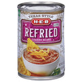 H-E-B Texas Style Refried Charro Beans, 16 oz
