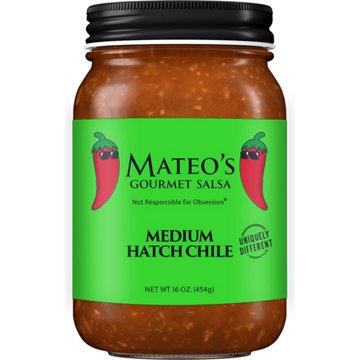 Mateo's Medium Gourmet Hatch Chile Salsa, 16 oz