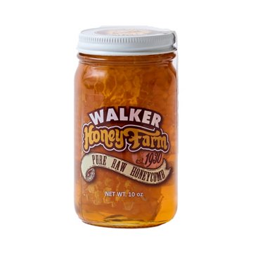 Walker Honey Farm Honeycomb Honey Jar, 10 oz