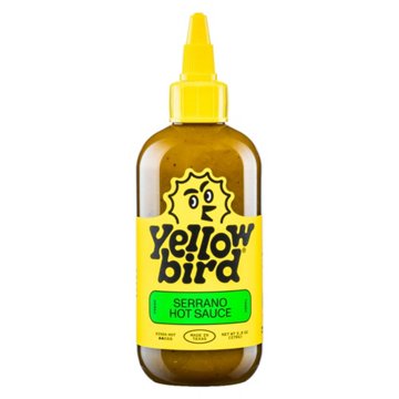 Yellowbird Serrano Hot Sauce, 9.8 oz