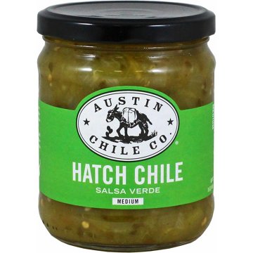 Austin Chile Co Hatch Chile Salsa Verde Medium, 16 oz