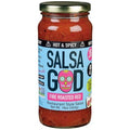 Salsa God Hot & Spicy Fire Roasted Red Restaurant Style Salsa, 16 oz