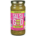Salsa God Medium Heat Salsa Verde Restaurant Style Salsa, 16 oz