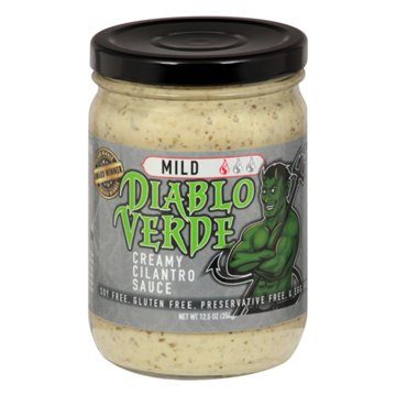 Diablo Verde Creamy Cilantro Sauce - Mild, 12.5 oz