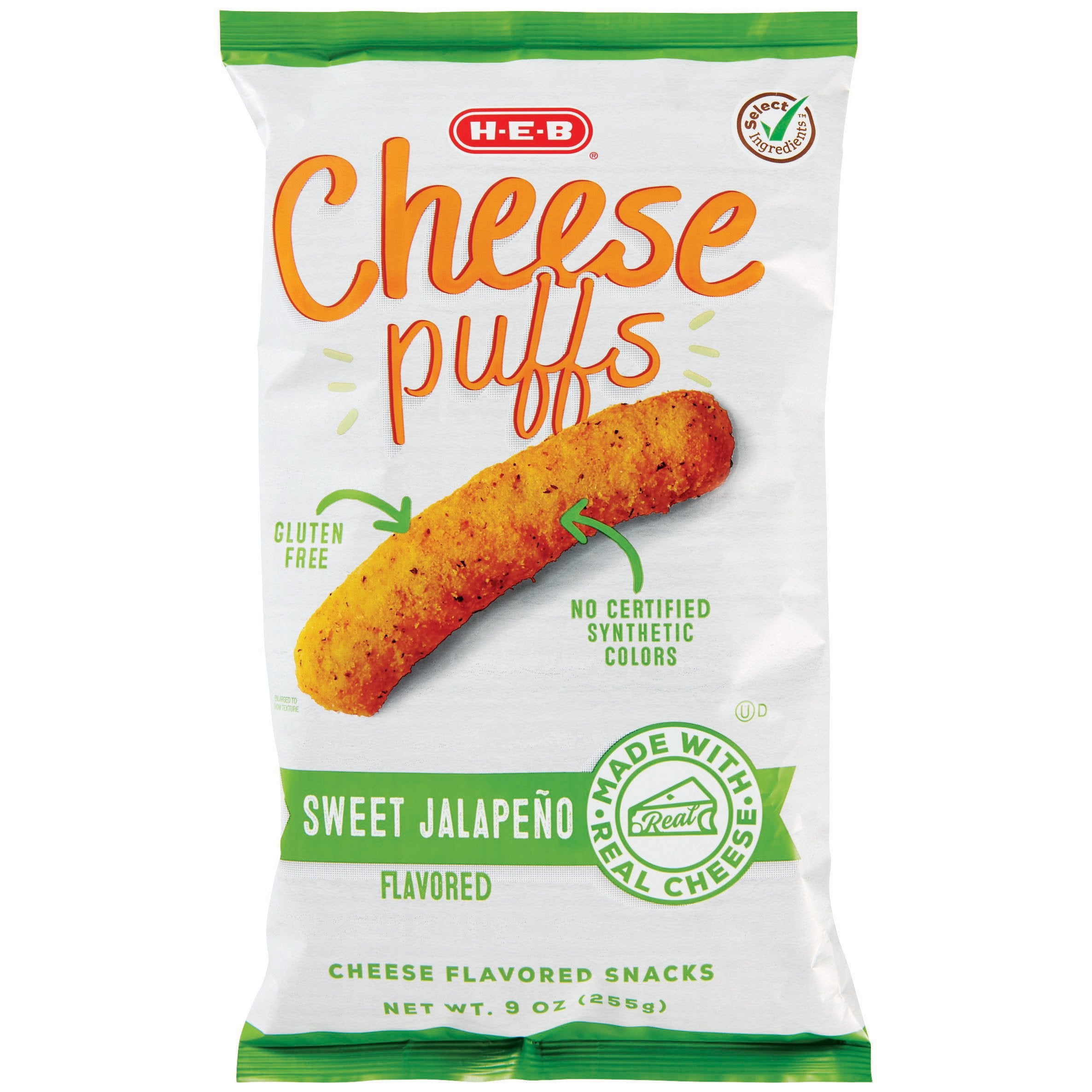 H-E-B Cheese Puffs - Sweet Jalapeno