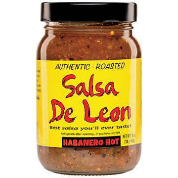 Salsa De Leon Roasted Salsa - Habanero Hot, 16 oz