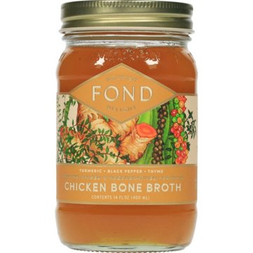 Fond Turmeric Thyme & Black Pepper Chicken Bone Broth, 14 oz