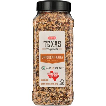 H-E-B Texas Originals Chicken Fajita Seasoning Spice Blend - Texas-Size Pack, 26 oz