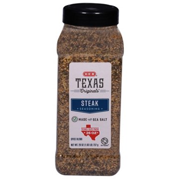 H-E-B Texas Originals Steak Seasoning Spice Blend - Texas-Size Pack, 26 oz