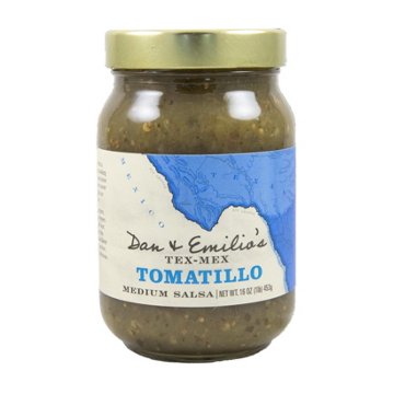 Dan & Emilio's Tex-Mex Tomatillo Medium Salsa, 16 oz
