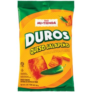 H-E-B Mi Tienda Duros Wheat Puffs Snacks - Queso Jalapeño, 3 oz