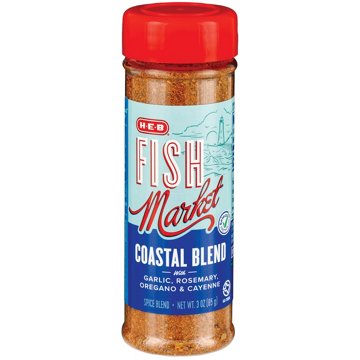 H-E-B Fish Market Coastal Blend Seasoning, 3 oz