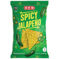 H-E-B Spicy Jalapeño Flavored Tortilla Chips, 10 oz