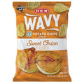 H-E-B Wavy Potato Chips - Sweet Onion, 9 oz