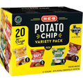 H-E-B Potato Chips Variety Pack 1 oz Bags, 20 ct