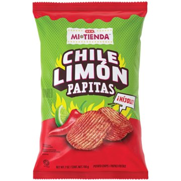 H-E-B Mi Tienda Papitas Potato Chips - Spicy Chile Limón, 7 oz