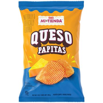 H-E-B Mi Tienda Papitas Potato Chips - Queso, 7 oz