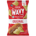 H-E-B Wavy Potato Chips – Original, Party Size, 14 oz