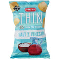 H-E-B Thin Potato Chips - Salt & Vinegar, 9 oz